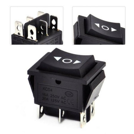 - OFF - On Jouet Voiture on momentané grand rectangle Rocker Switch DPDT